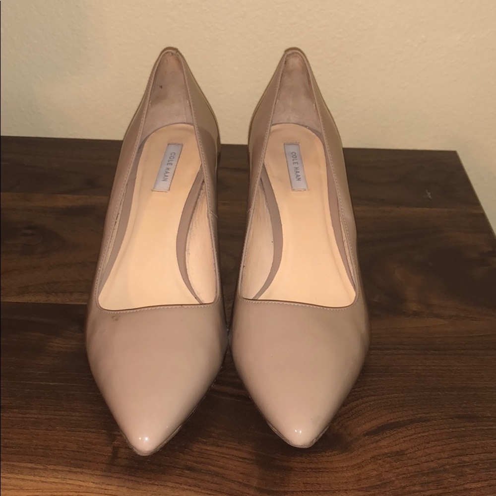 Cole Haan Nude Patent Pump